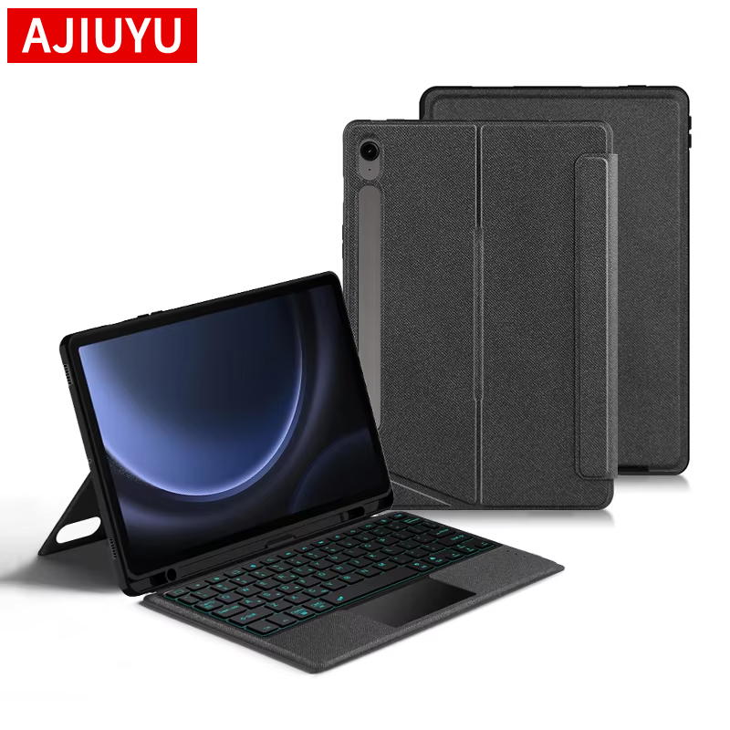 Tablet S9 Fe Accessories - Magic Keyboard Case For Samsung Galaxy