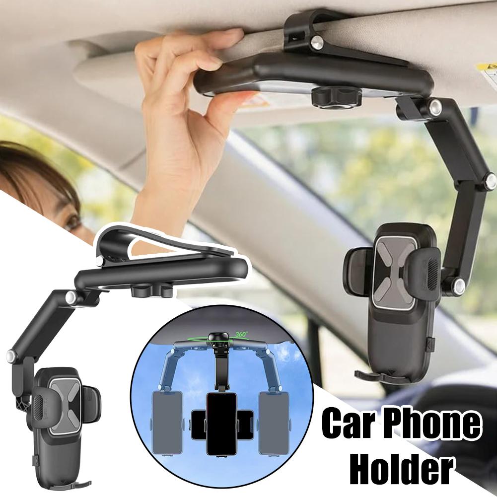 Car Sun Visor Phone Holder Mul - Car Accessories Tablet Holder ulasan dan harga