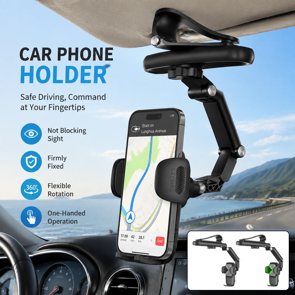 Car Sun Visor Phone Holder Mul - Car Accessories Tablet Holder ulasan dan harga