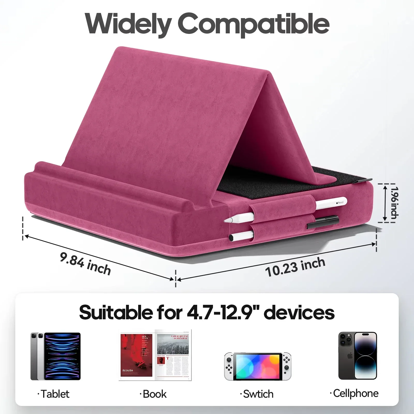 Upgraded Tablet Pillow Stand M - Tablet Lap Desk ulasan dan harga