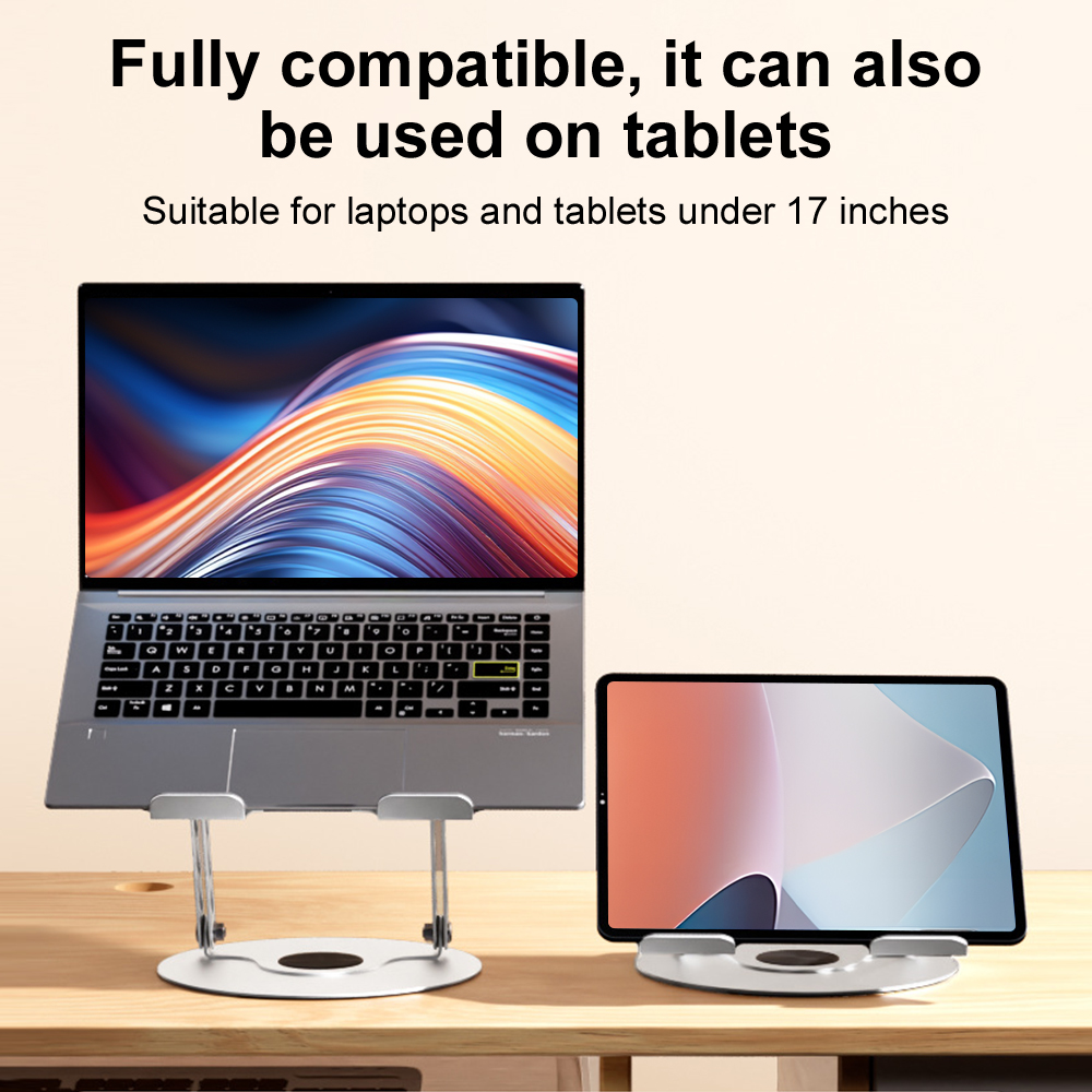 360° Rotating Laptop Stand Adj - Tablet Lap Desk ulasan dan harga