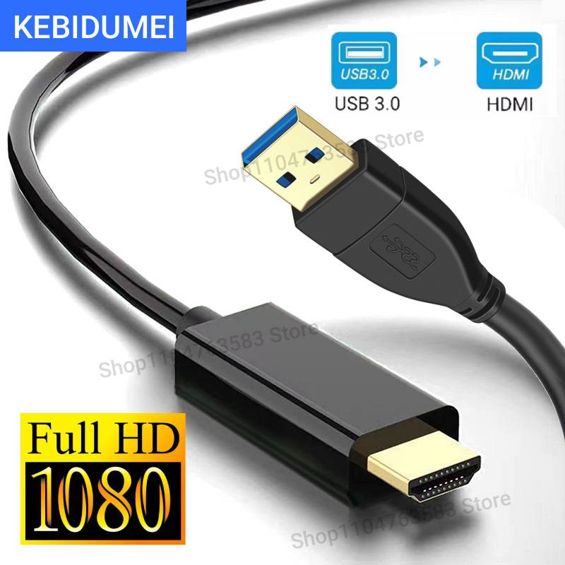 1.8M USB 3.0 To HDMI-compatibl - Hdmi Adapter Tablet ulasan dan harga