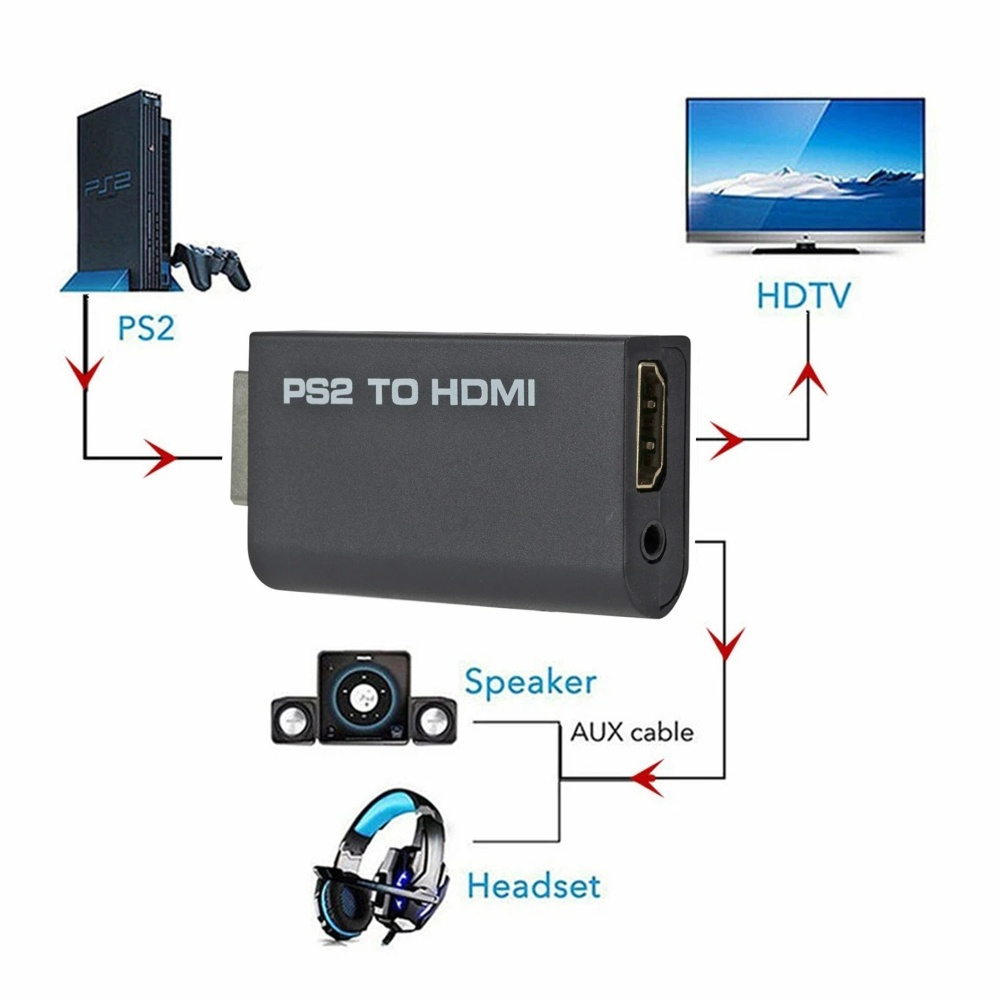 PS2 to HDMI Compatible Audio V - Hdmi Adapter Tablet ulasan dan harga