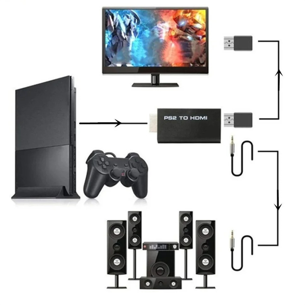 PS2 to HDMI Compatible Audio V - Hdmi Adapter Tablet ulasan dan harga