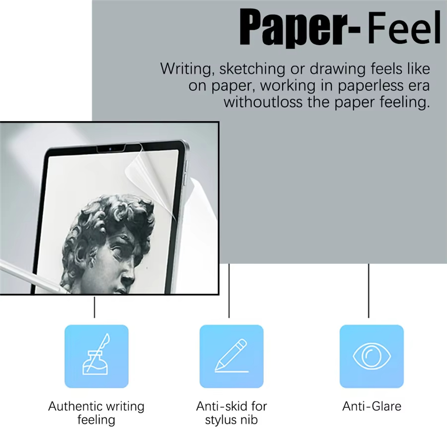 Paper Feel Screen Protector Fi - Samsung Tablet S10 Accessories ulasan dan harga