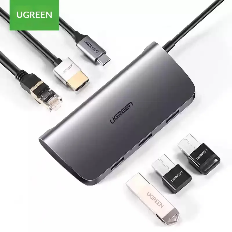 UGREEN 50771 6 in 1 USB C Hub  - Hdmi Adapter Tablet ulasan dan harga