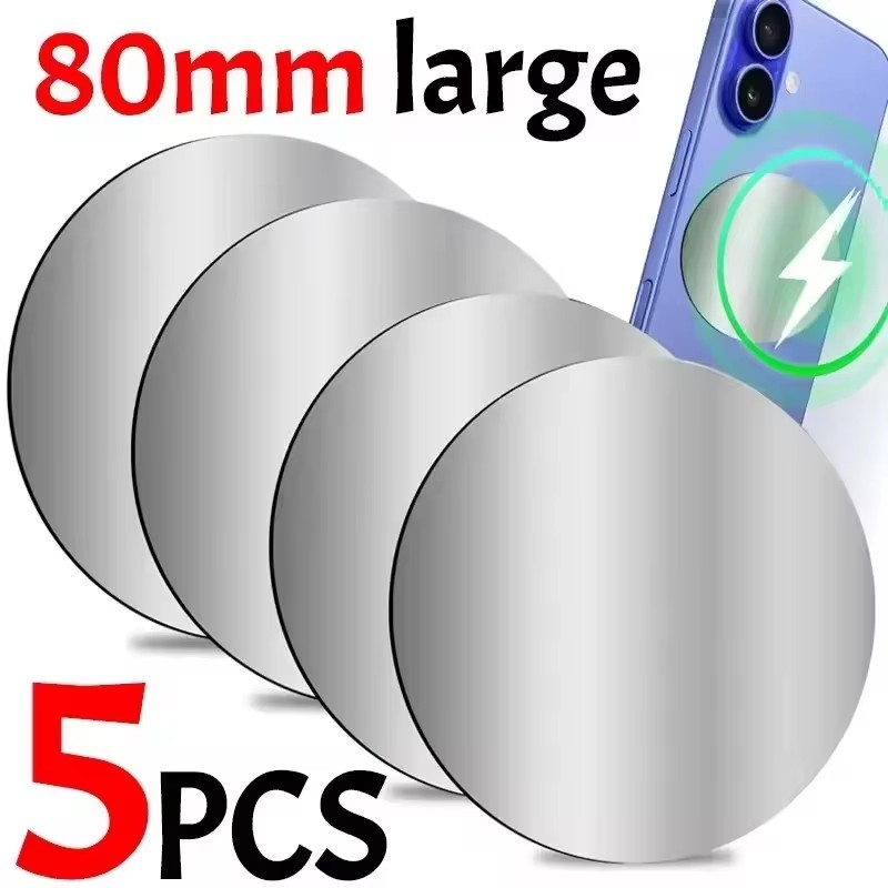 1-5PCS 8CM Magnetic Metal Plat - Car Accessories Tablet Holder ulasan dan harga