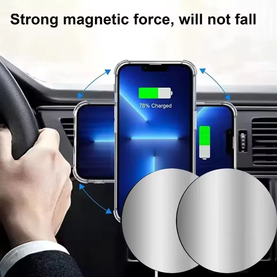 1-5PCS 8CM Magnetic Metal Plat - Car Accessories Tablet Holder ulasan dan harga