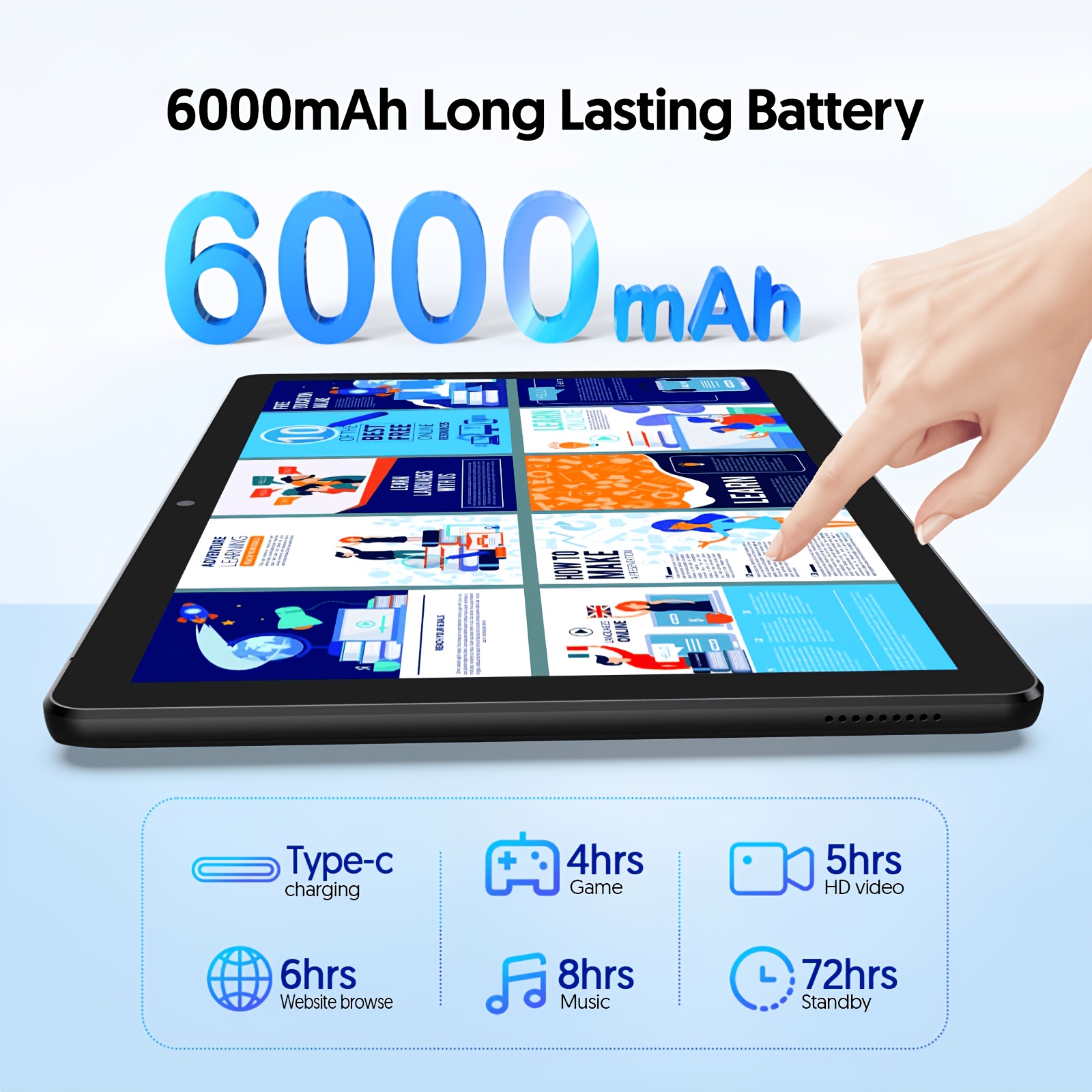 10.1-inch 2-in-1 Android15 Tab - Ram Tablet Accessories ulasan dan harga